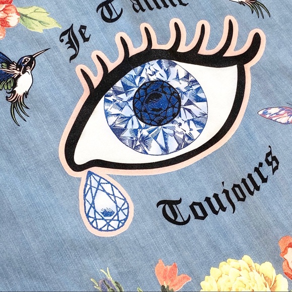 new Lauren Moshi ❤︎ Sloane Love You Forever ❤︎ Floral Print Button Down Shirt ❤︎ - Picture 9 of 17